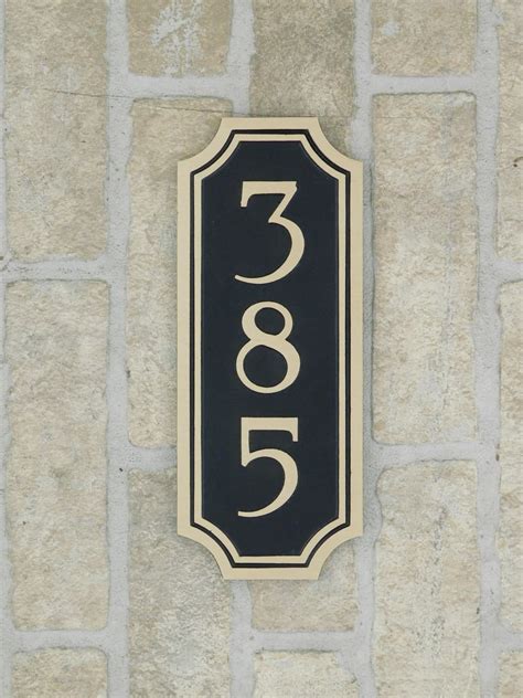 Address Plaques | Bronze & Aluminum | Erie Landmark