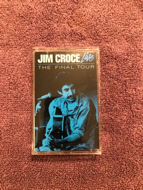 Vintage Jim Croce Live The Final Tour Original Cassette Rare Etsy