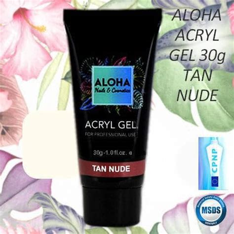 Aloha Acryl Gel UV LED gr Tan Nude Nude ηλιοκαμένο OhMyBeauty gr