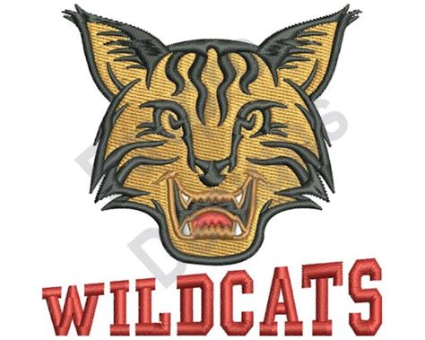Wildcats Machine Embroidery Design Etsy