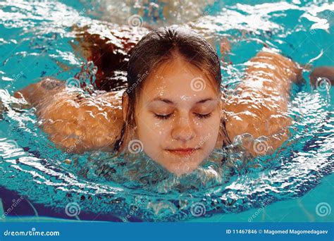Swimmer Stock Photo Image Of Brunette Water Swimming 11467846
