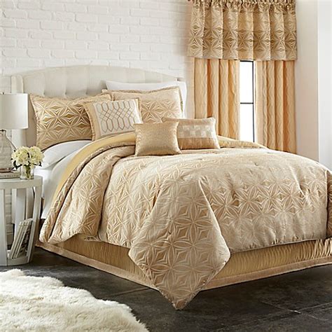 See more ideas about comforter sets, bed, duvet cover sets. Buy Ecliptic 7-Piece Full Comforter Set in Gold from Bed ...