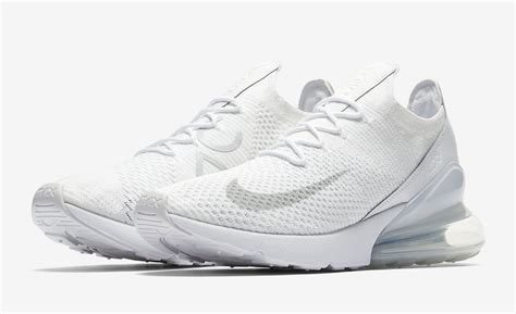 Nike Air Max 270 Flyknit White Ao1023 102 Release Date Sneaker Bar