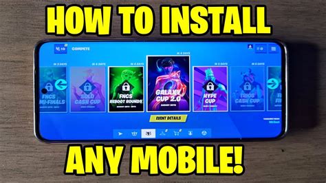 How To Install And Download Fortnite On Any Mobile Device For Free Youtube