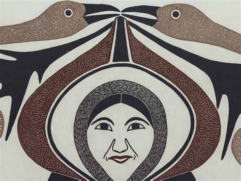 Eternal Spirit By Kenojuak Ashevak Inuit Art Native Canadian Arts