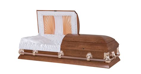 Casket Poplar Semi Gloss Medium Cotton Wood Cercueils Concept