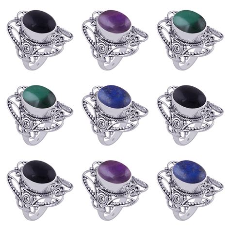 Rings are all made of sterling silver 92.5. Antique style 925 silver rings wholesale lot 100 grams ...