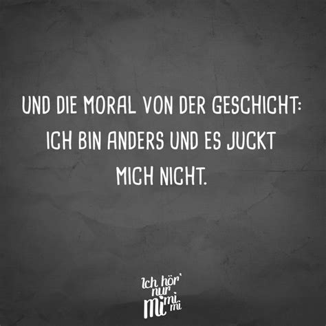 Und die moral von der geschicht halbe eier rollen nicht. Und die Moral der Geschicht: Ich bin anders und es juckt ...