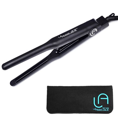 Le Angelique Hummingbird 14 Inch Thin Flat Iron For Short Hair And Edge