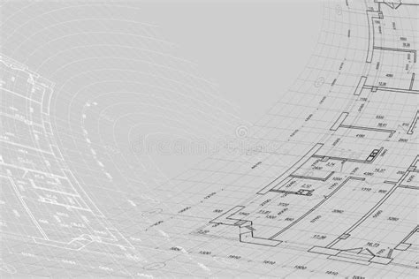 Background Of Architectural Drawing Stock Illustration Illustration