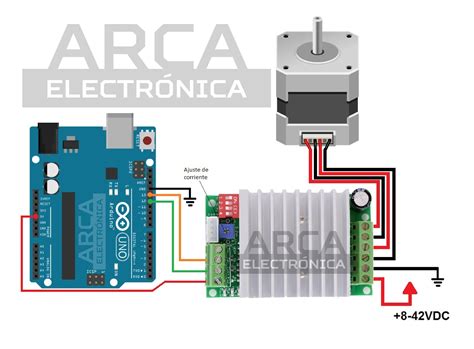 Control De Motores A Pasos Con Tb6600 Y Arduino Arca ElectrÓnica