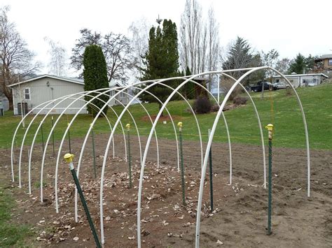 Hoop House High Tunnel Made Out Of 34 Pvc Pipe Flickr