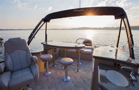 The springfield rectangle pontoon boat table is a great fit for boat owners that need a large table. diy pontoon seats - Google Search | Pontoon boat