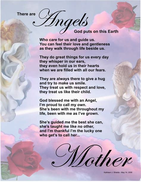 There Are Angels Happy Mothers Day Mothers Day