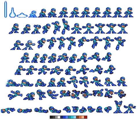 Mega Man 11 8 Bit Sprites