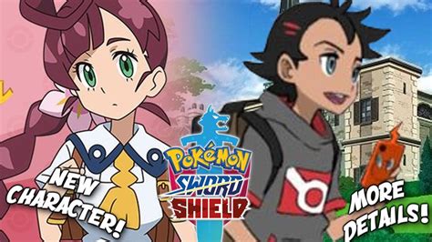 New Anime Characters More Details Pokemon Sword Shield Gen