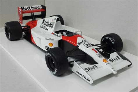 Cars Truescale 1 18 Tsm Mclaren Honda Mp4 6 Ayrton Senna 2nd Japanese Gp 1991 Rare