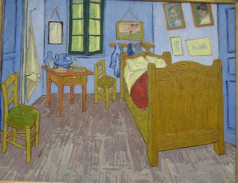 La première, conservée au musée van gogh d'amsterdam est exécutée en octobre 1888 et détériorée lors d'une inondation survenue pendant l'hospitalisation du peintre en arles. Vincent van Gogh, La chambre de Van Gogh à Arles,1889 | Flickr
