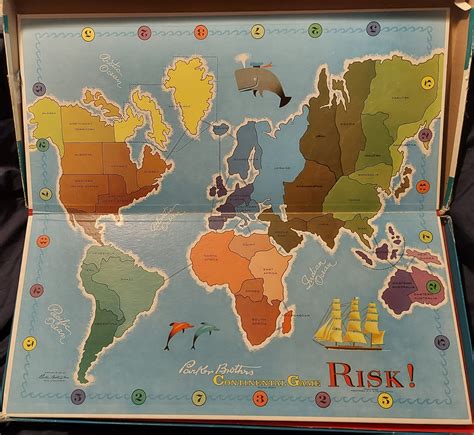 Vintage Risk Board Game Strategy Board Game Parker Brothers