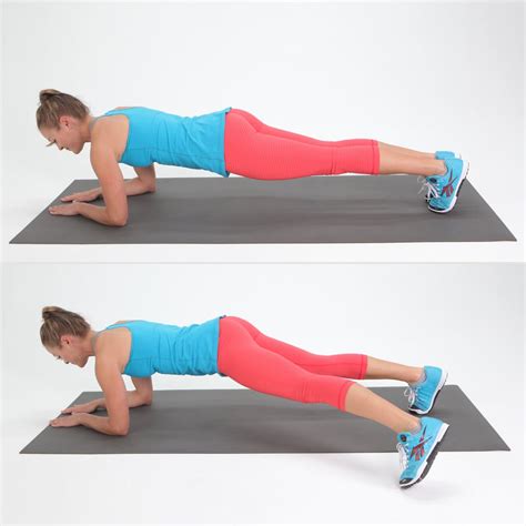 Number 2 Plank With Side Step Five Minute Ab Workout Popsugar