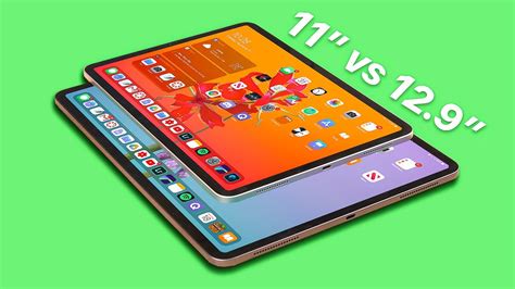 Ipad Pro 11 Vs 129 201820202021 In Depth Size Comparison Youtube