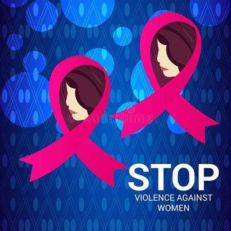 Stop Violence Against Women Stock Illustration Illustration Of Pain