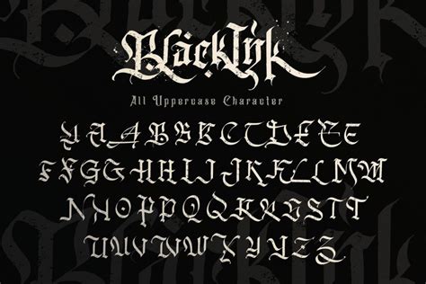 Blackink Blackletter Font Dirtyline Studio