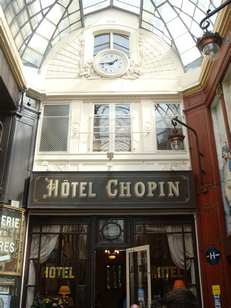 Hotel Chopin Passage Jouffroy 10 Blvd Montmartre 09 Arr 75009