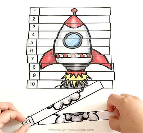 Space Themed Skip Counting Puzzles Laughing Kids Learn
