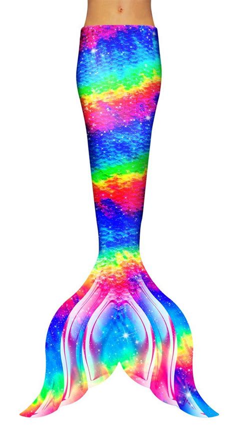 Rainbow Mermaid Tail Swimtails Rainbow Mermaid Mermaid Tails For