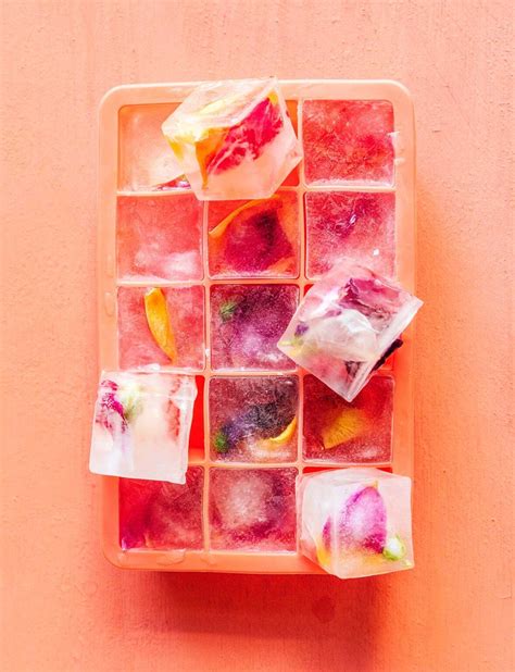 How To Make Edible Flower Ice Cubes Live Eat Learn