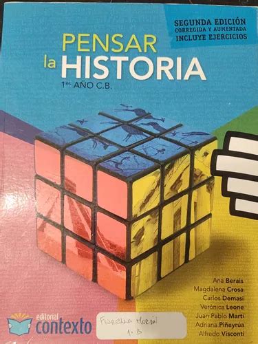 Libro Pensar La Historia Primer Año Cuotas sin interés