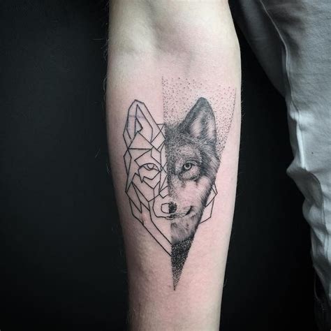 Wolf Tattoo Design Tribal Tattoo Designs Geometric Wolf Tattoo
