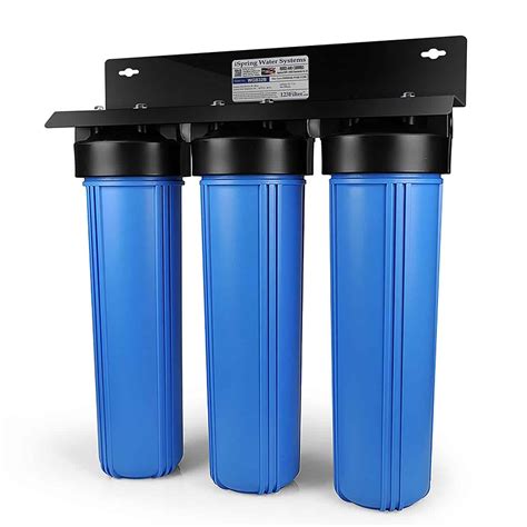 Filtration is considered the keystone of water and wastewater treatment and is used for various purposes, such as sludge dewatering and proper selection of filter media/membrane material in filtration processes is often the most important consideration for assuring efficient separation. iSpring WGB32B 3-Stage Whole House Water Filtration System ...