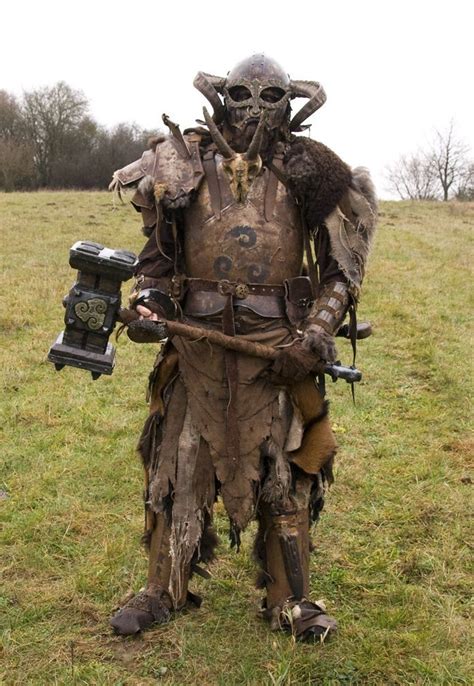 Orcish Warrior Larp Costume Fantasy Costumes Fantasy Armor