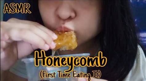 Asmr Eating Raw Honeycomb For The First Time Sticky Satisfying Eating Sounds No Talking