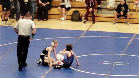 Jess 8th Grade Wrestling Districts Pourder1 Youtube