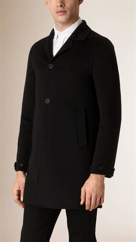 Lyst Burberry Classic Cashmere Coat In Black For Men