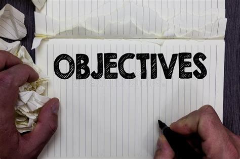 Handwriting Text Writing Objectives Concept Meaning Goals Planned To