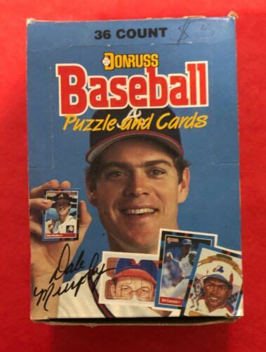 1988 Donruss Baseball Puzzle And Cards Wax Box 36 Unopened Packages Ebay