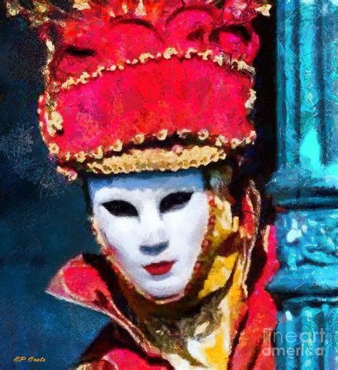 Venetian Mask Painting By Elizabeth Coats Fine Art America