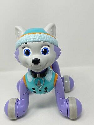 Action pack pup and badge this item is not a robot, it is very small, made of plastic. PAW Patrol Everest Zoomer Interactive Robot Pup Dog Nickelodeon | eBay