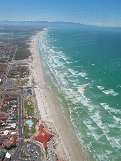 Aerial View Of Muizenberg Beach Cape Town South Africa Stock Photo
