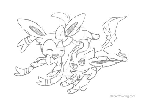 We hope this pictures will give you some good ideas for your project, you can see another items of this gallery. Sylveon Coloring Pages at GetColorings.com | Free ...