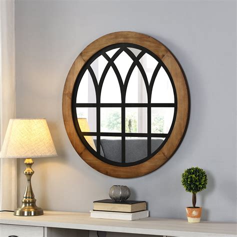 Firstime And Co® Covington Farmhouse Black Arch Mirror American Crafted