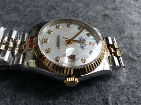 Rolex Datejust 36 Two Tone Gold Watch 126233 0023 Jubilee Mop