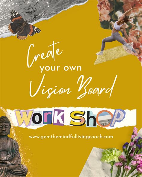 Create Your Own Vision Board Workshop The Artery Studios