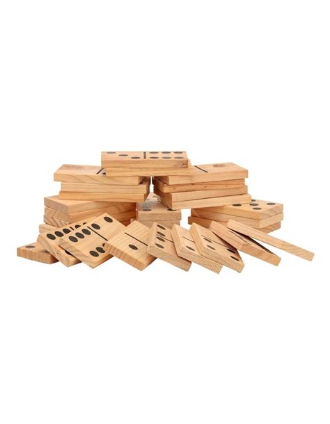Our Jenjo Giant Outdoor Dominoes Game Set With 28 Pieces 15cm Is In