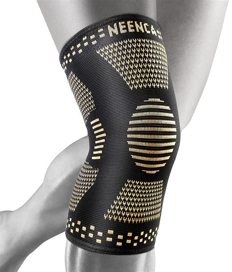 Neenca Copper Knee Sleeves Pair Professional Knee Brace With Copper