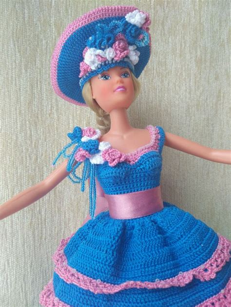 Нежность комплект одежды для куклы Барби вязанный купить в интернет